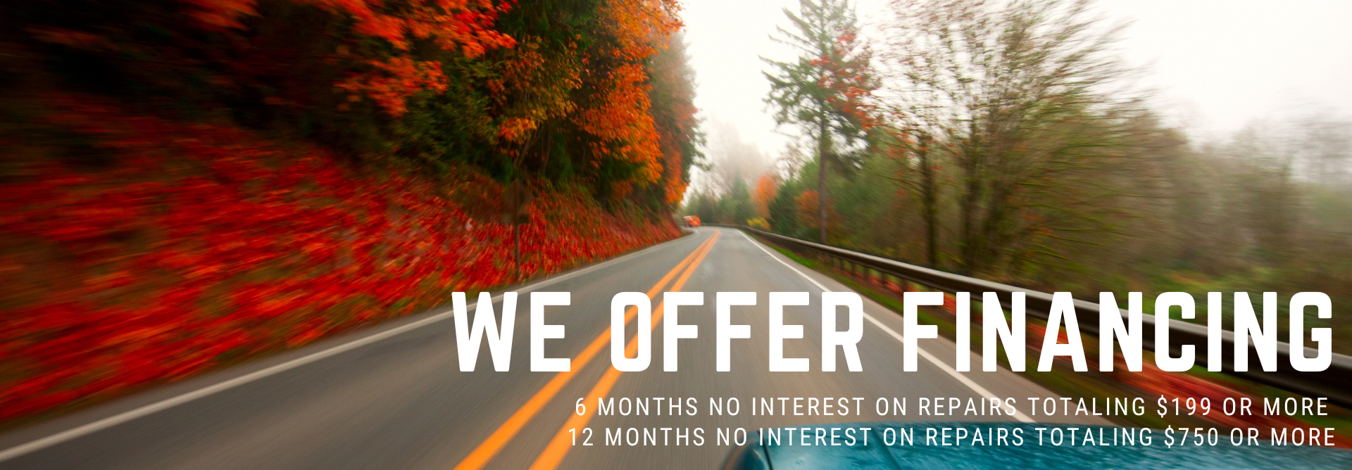 fall financing banner 2025